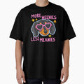 More Weenies Less Meanies Funny Dachshund Dog Lover Heart Sunglasses Retro Pink by River Silva