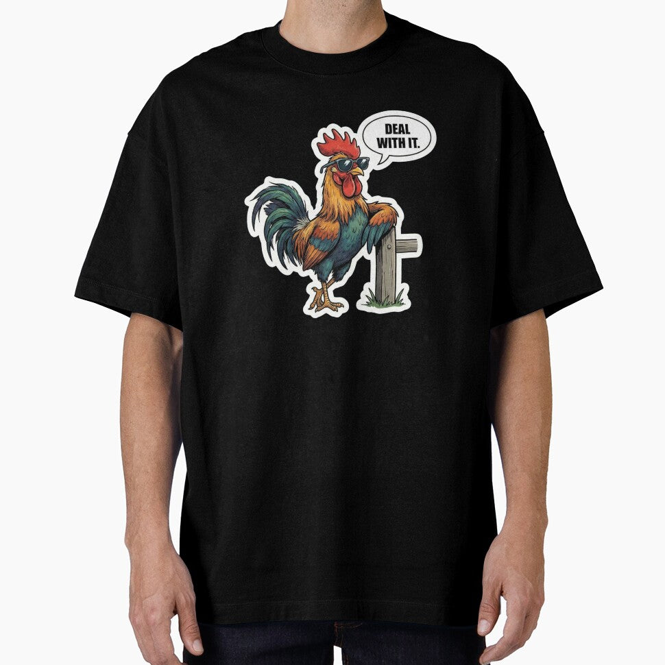 Rooster Meme - Deal With It by SiksisArt