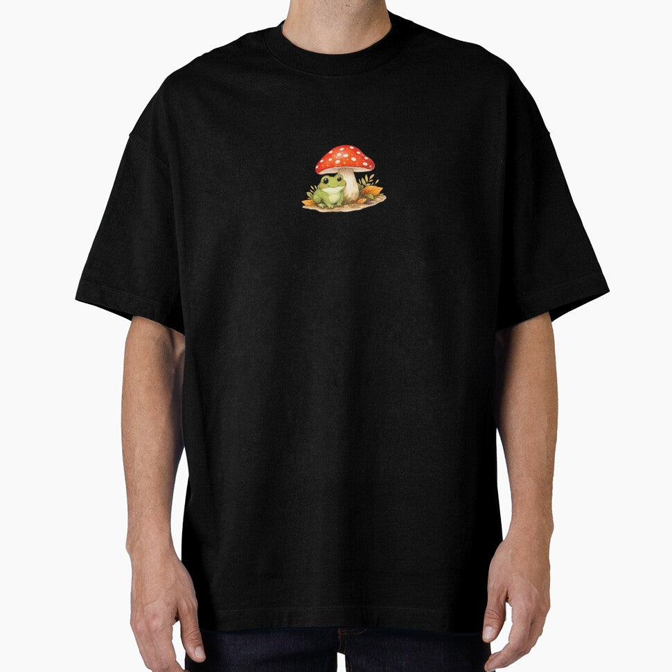 Cute Mushroom and Frog Cottagecore Sticker by Ipzard1