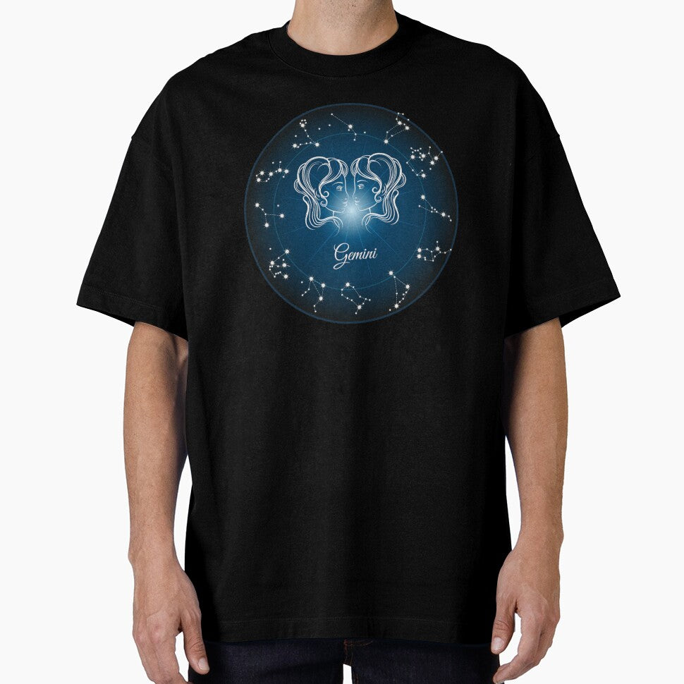 Gemini: Zodiac Constellation Circle Star Sign by WearWolfDesigns