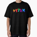 Rainbow Fantasy Creatures Silhouette Art by MysticArtisan