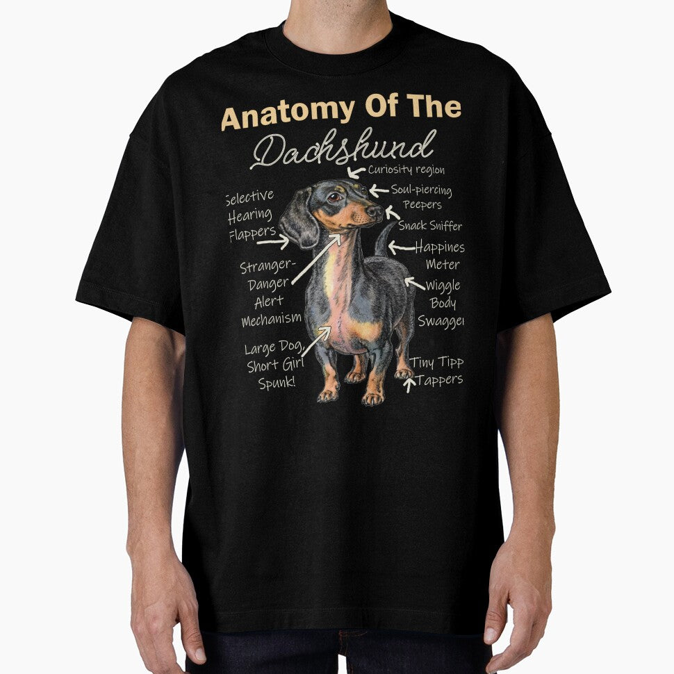 Dachshund Funny Anatomy Of The Dachshund by Cute & Sassy Custom Gifting Boutiques