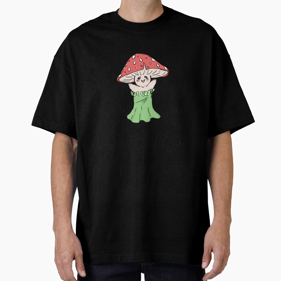 Mushroom Creature wearing a Dress by mushy-ribs
