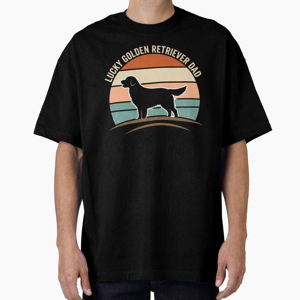 Vintage Lucky Golden Retriever Dad by chattsuede
