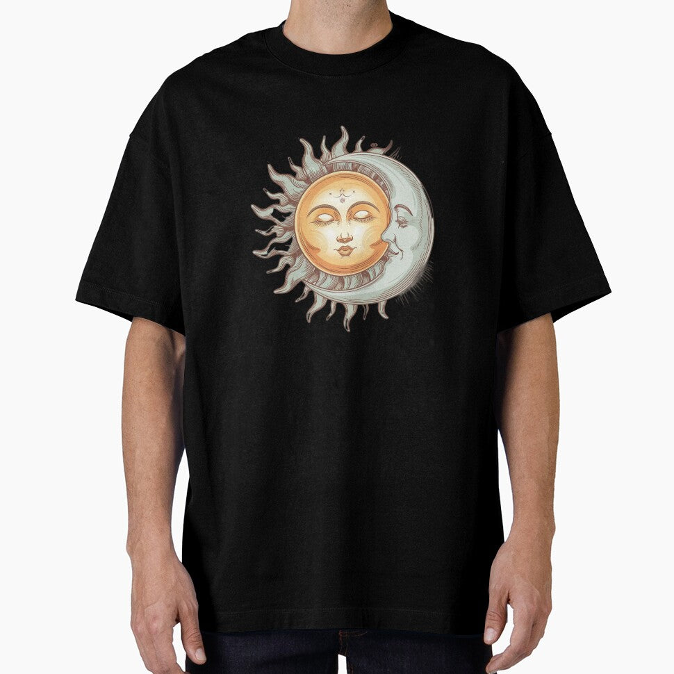 vintage sun and moon by Mateusz Majcherek