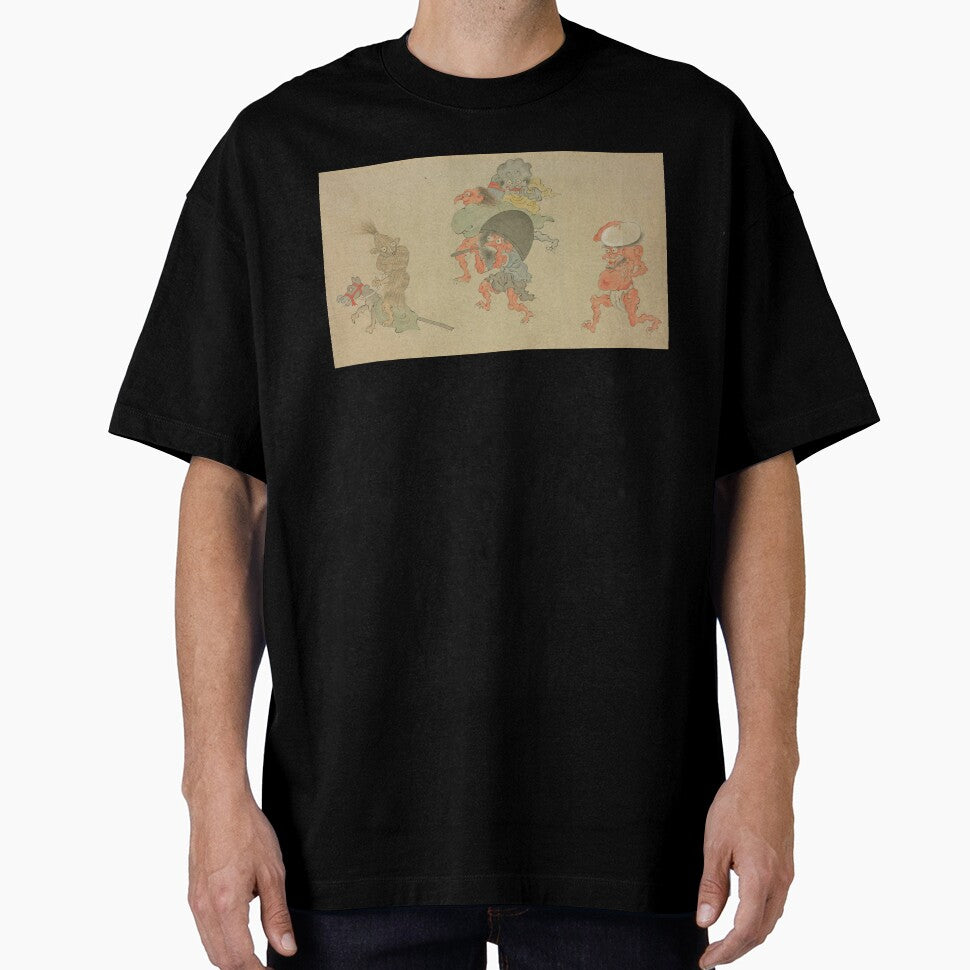 Vintage Japanese Yokai Illustration – Edo Period Supernatural Spirits Art by vekotpu