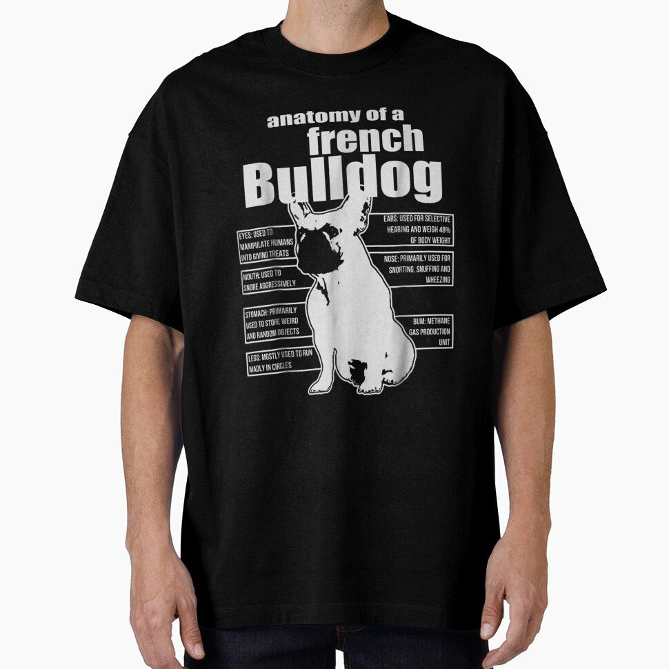 Anatomy of A French Bulldog Funny French Bulldog by Noline9