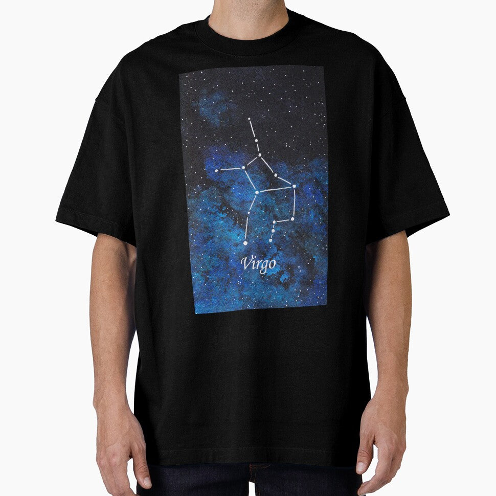 Virgo Zodiac Sign Space Painting by CoryellArt