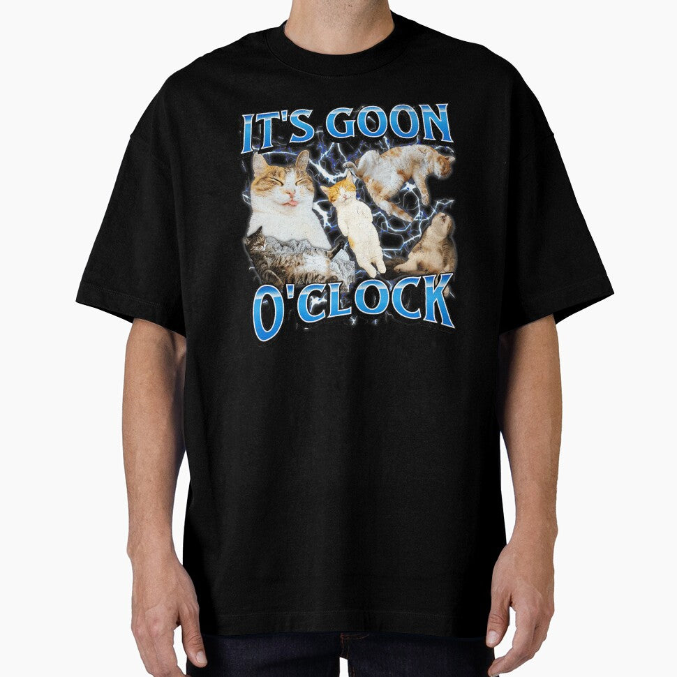 It’s Goon O’Clock Funny Cat Meme Collage by tadmercado