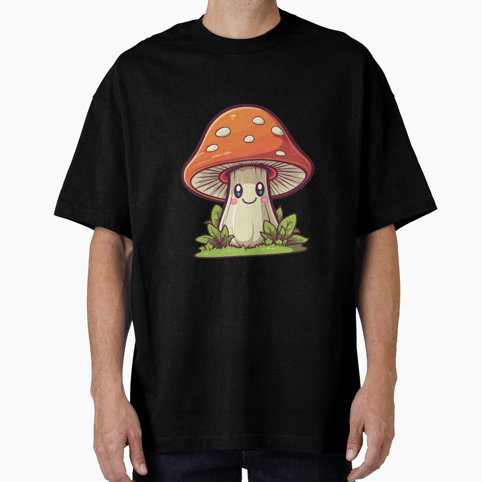 Cute Kawaii Mushroom Character Design by CyfroweMysli