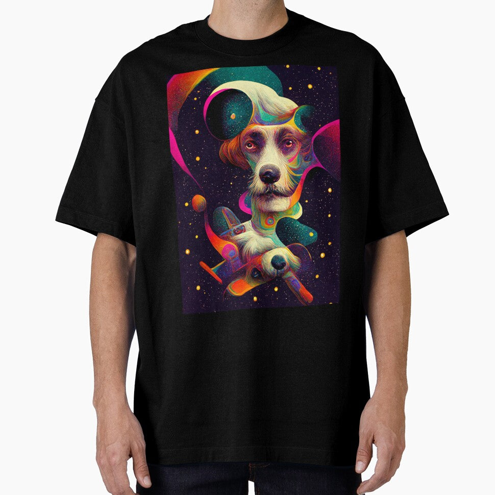 Dog in Space by deificusArt