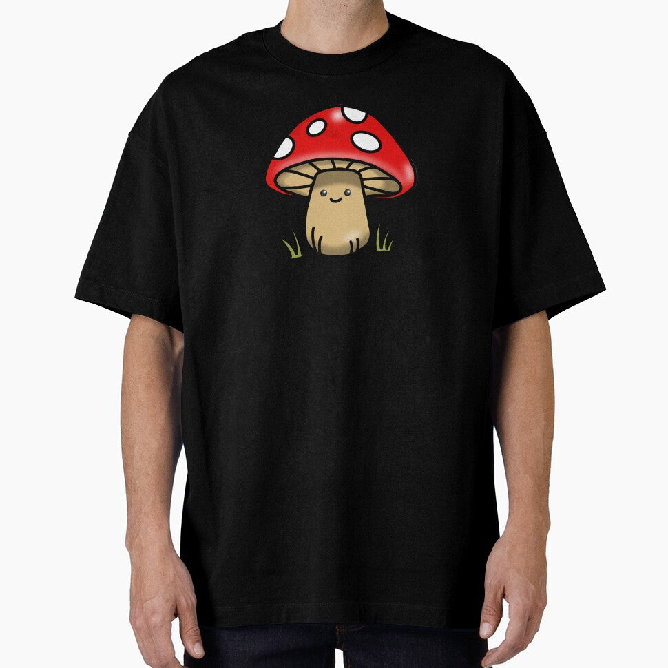 You Make Me Mushy - Cute Mushroom Love Quote Sticker by tiTheGoldenPath