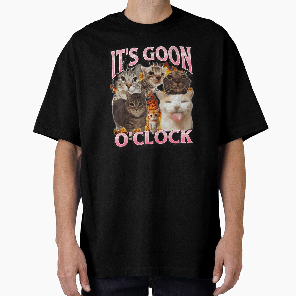 It’s Goon O’Clock Funny Chaotic Cat Meme by tadmercado
