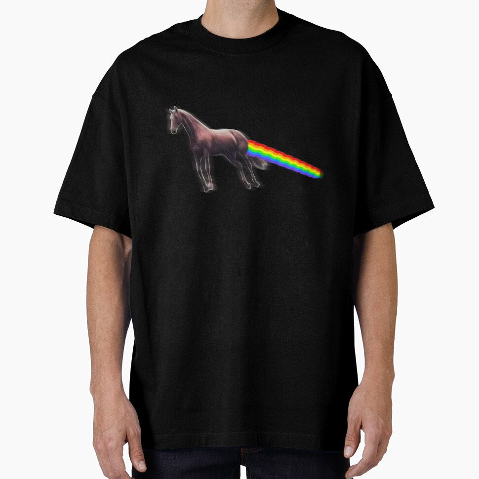 Flying Horse with the rainbow by Cult of Graphix