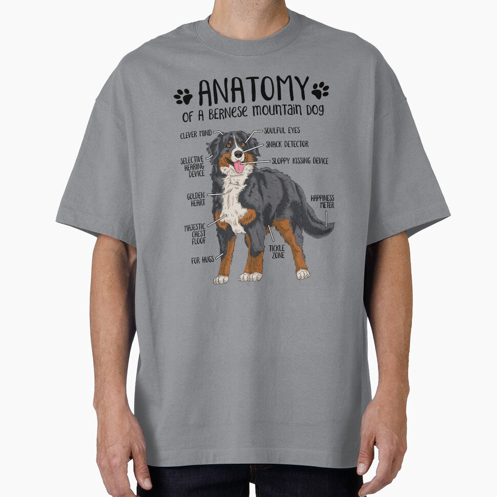 Funny Bernese Mountain Dog Anatomy Berner Dog Owner Dog Lover by lanynx design