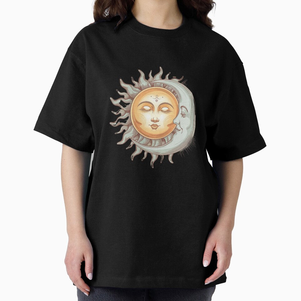 vintage sun and moon by Mateusz Majcherek