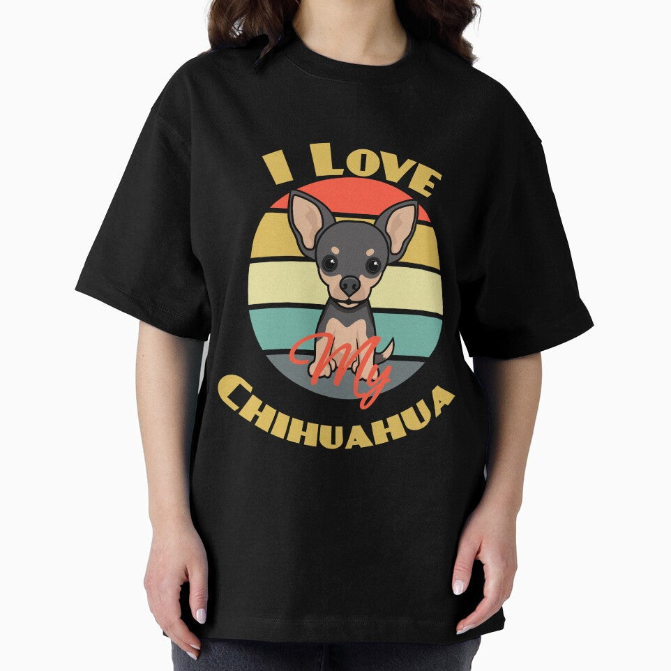 I Love My Chihuahua Dog puppy Lover Cute by Meteor77