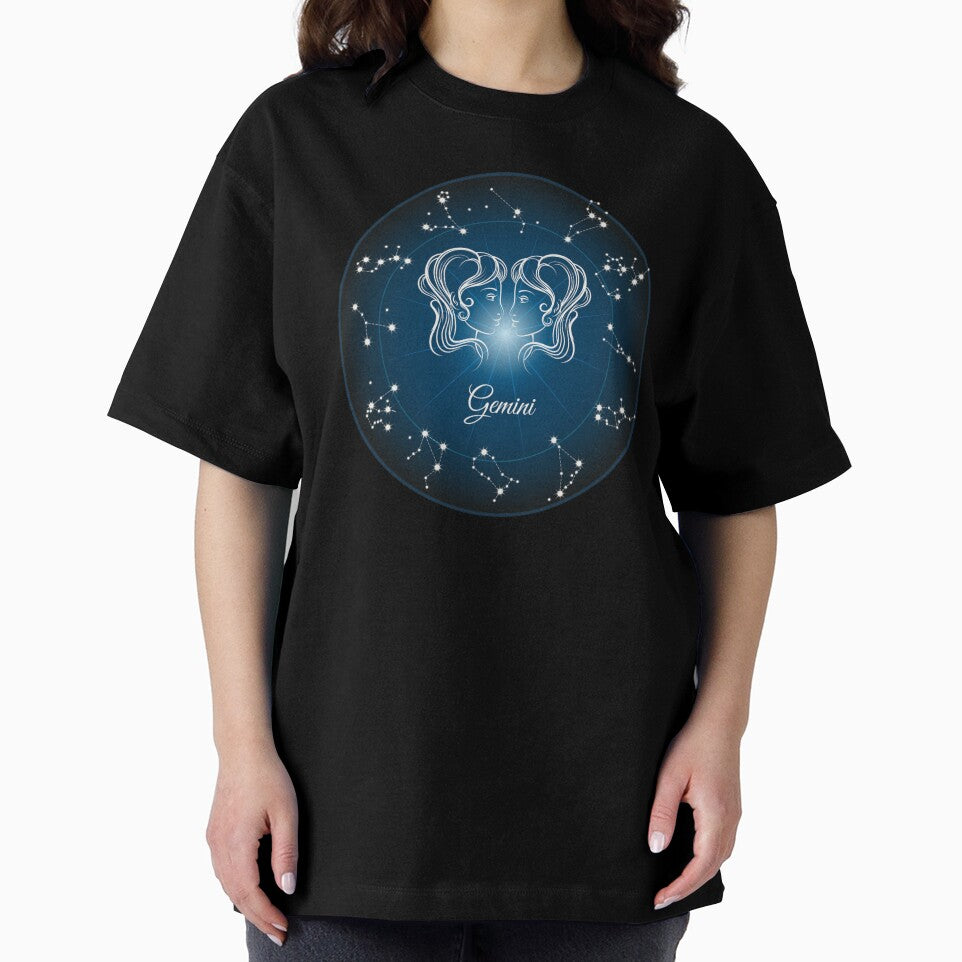 Gemini: Zodiac Constellation Circle Star Sign by WearWolfDesigns