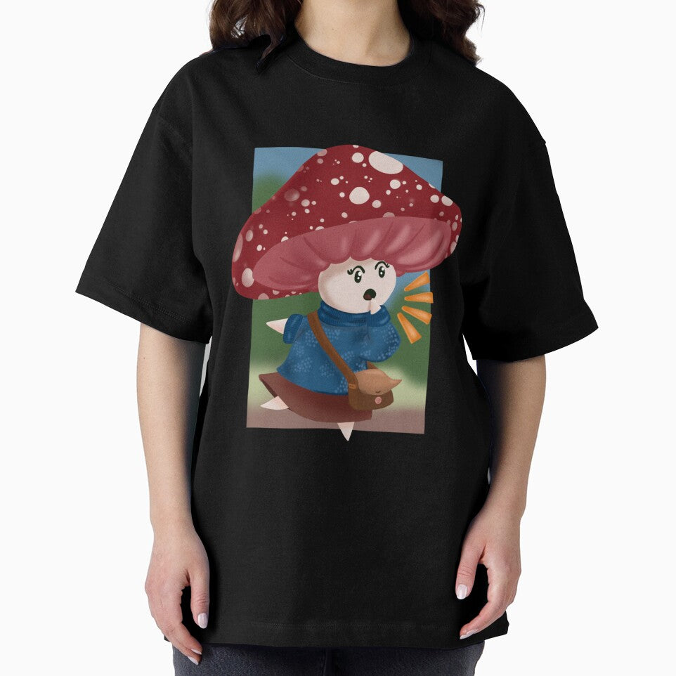 Surprised Mushroom Girl by EurynomeArt