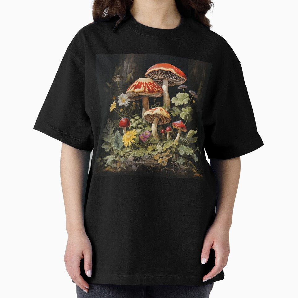 Enchanted Mushroom Forest Shroom Psychedelic Mushroom Electric Forest Red Mushroom Fairycore by OliveAndSnow