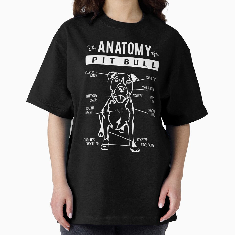 Anatomy Of A Pitbull American Pitbull Dog Lover by Kaysmith233