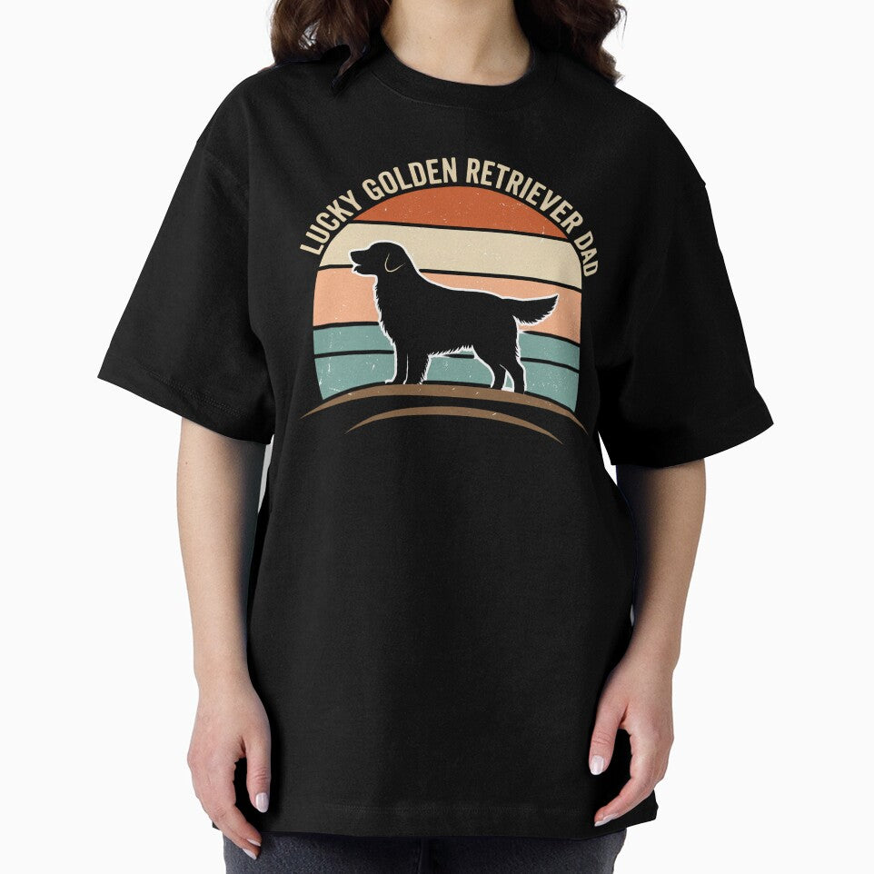 Vintage Lucky Golden Retriever Dad by chattsuede