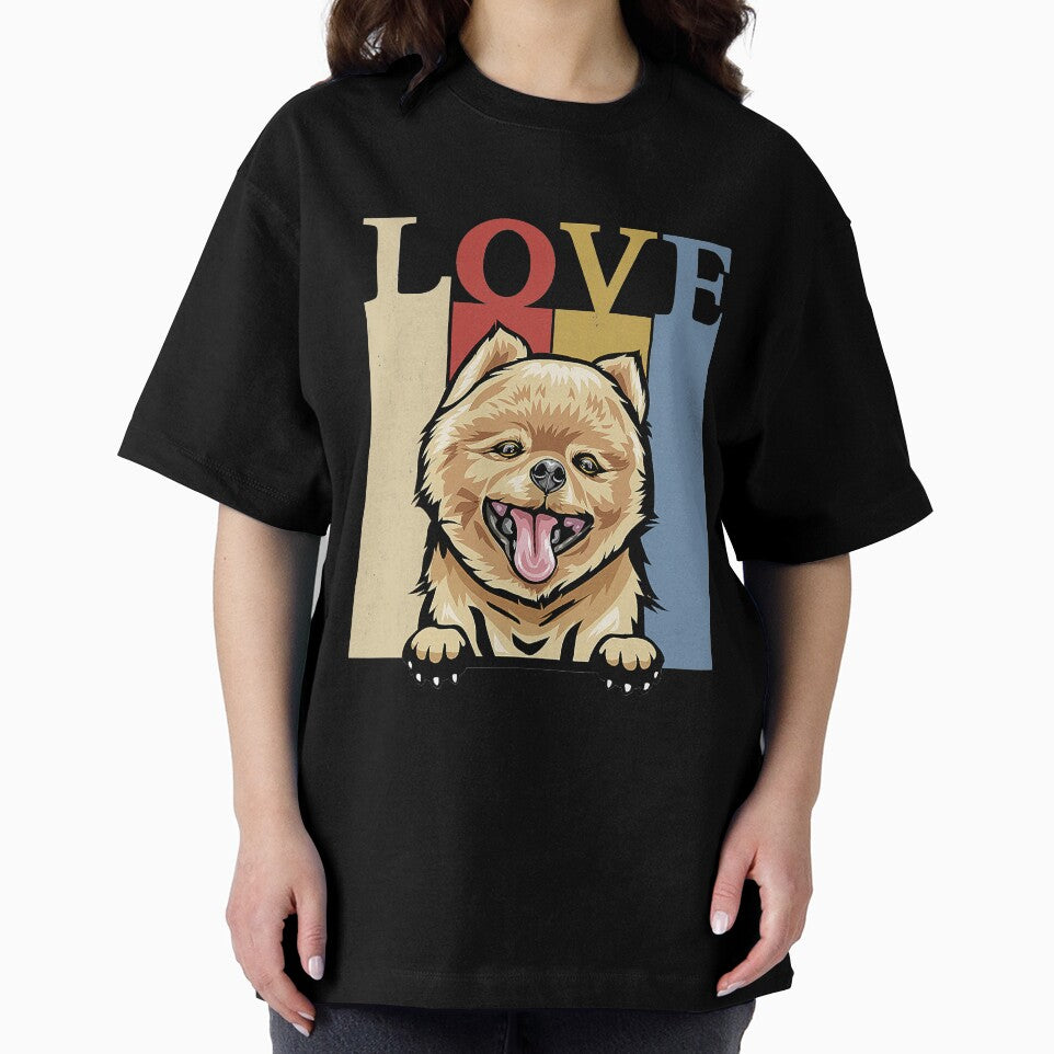 I Love My Pomeranian Vintage Retro Dog Mom Dad Pet Lover by JeffreyShultz