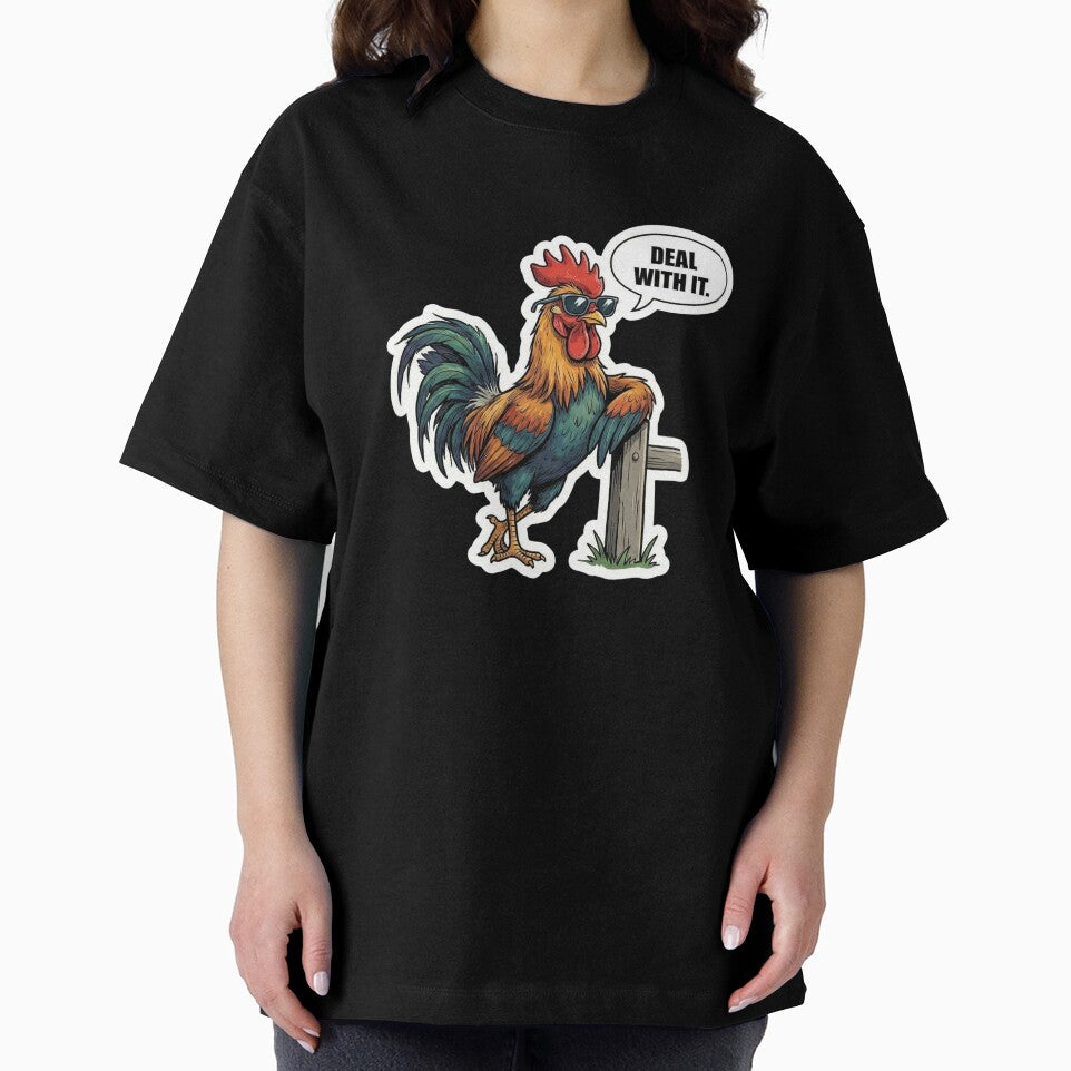 Rooster Meme - Deal With It by SiksisArt