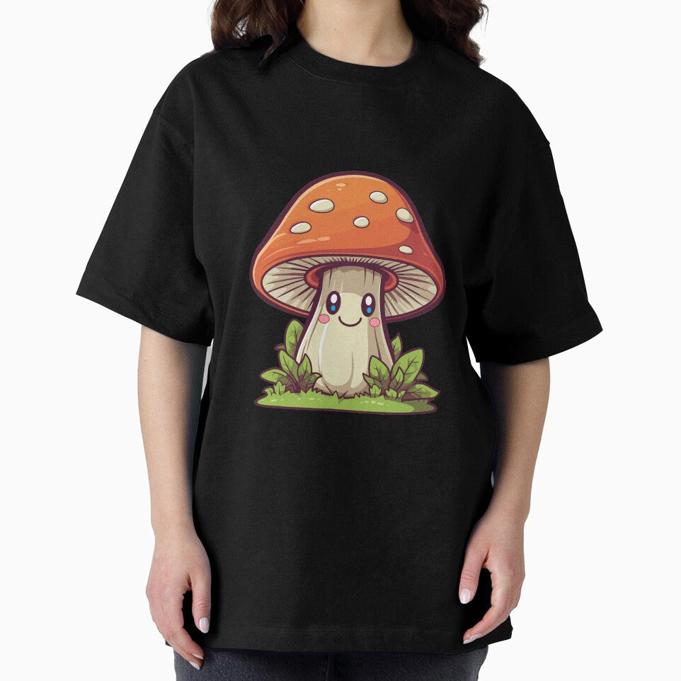 Cute Kawaii Mushroom Character Design by CyfroweMysli