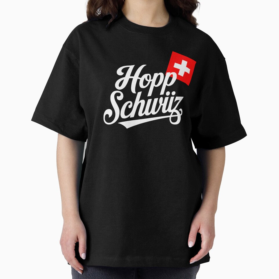 Hopp Schwiiz Go Switzerland Patriotic Fan by AntiqueImages