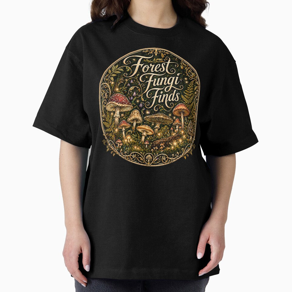Forest Fungi Finds Magical Woodland Illustration by chattsuede
