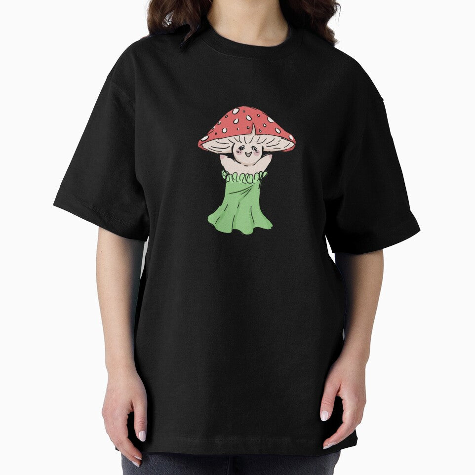 Mushroom Creature wearing a Dress by mushy-ribs