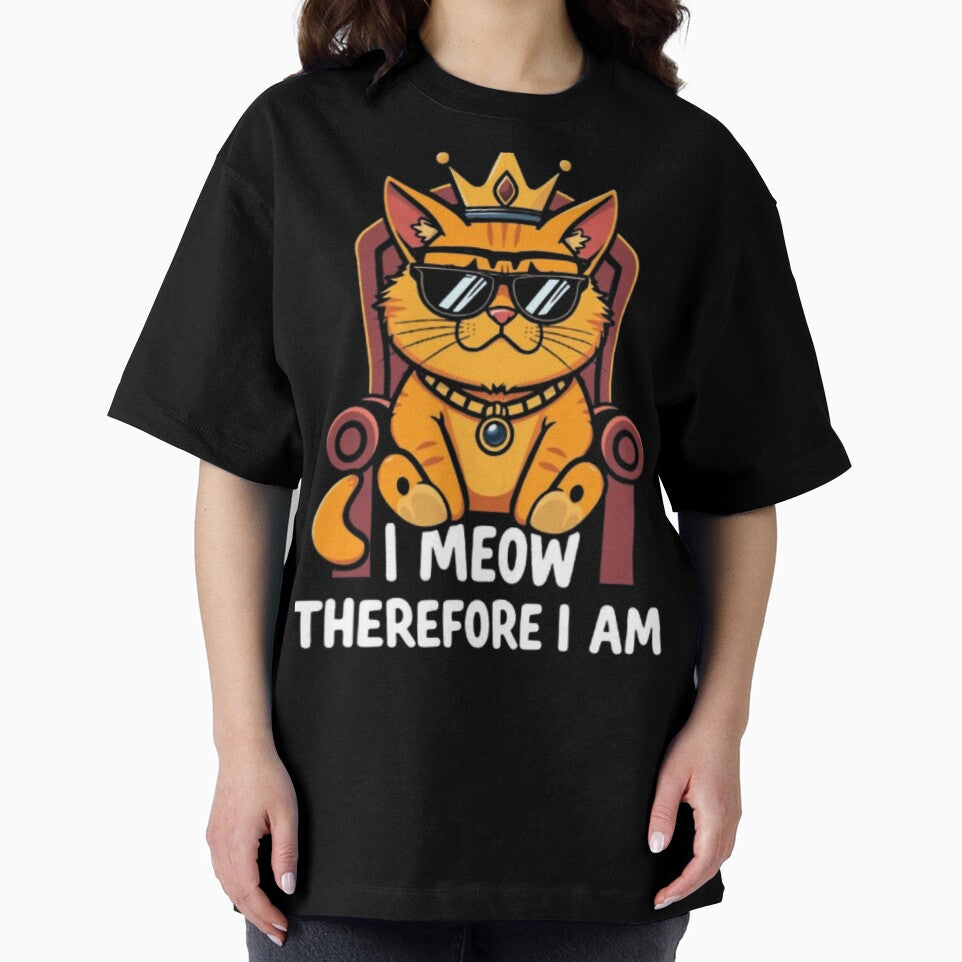 Zazu Cat – I Meow Therefore I Am Funny Cat Meme by MystiColo