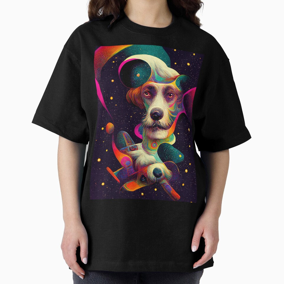 Dog in Space by deificusArt