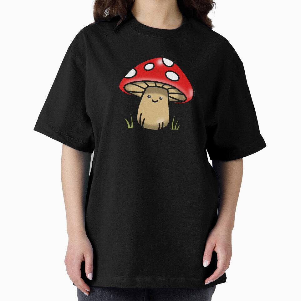 You Make Me Mushy - Cute Mushroom Love Quote Sticker by tiTheGoldenPath