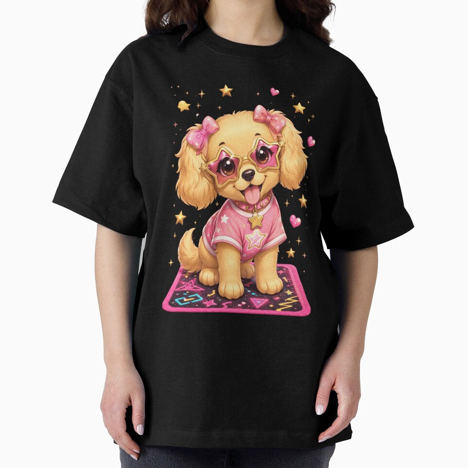 Starry-Eyed Puppy Critter - Pink Arcade Bliss by Ashley critters