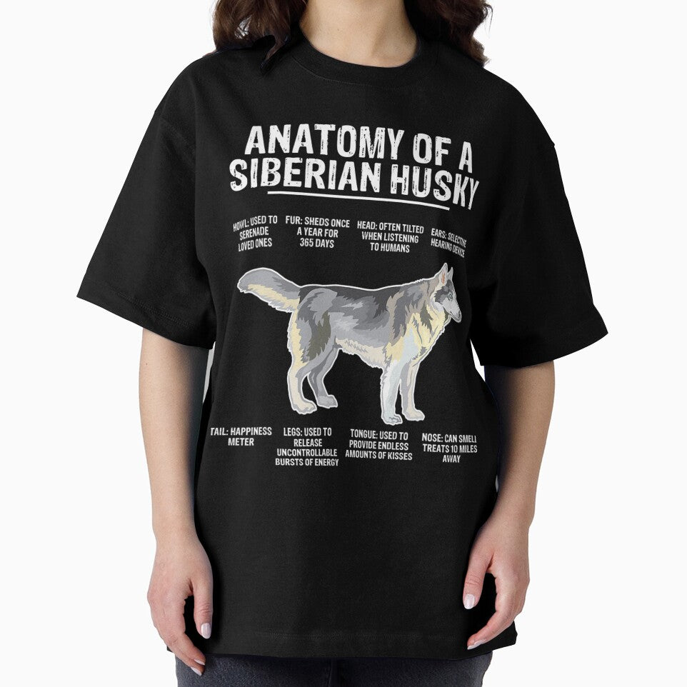 Cute and Funny Anatomy of a Siberian Husky by Nicestore099