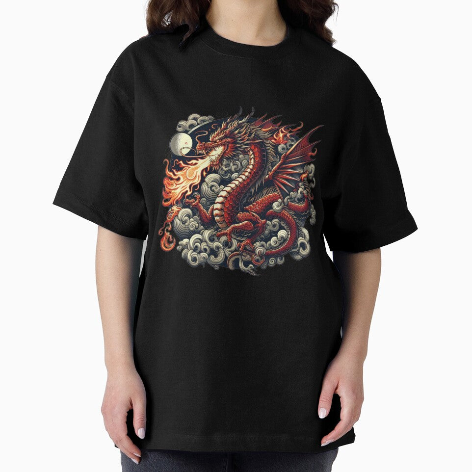 Firestorm dragon breathing fire vintage by Expressions-Sel