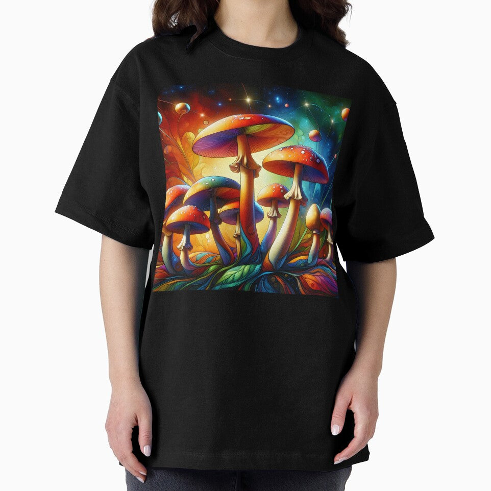 Psychedelic Galactic Mushroom Scene by Travelcases