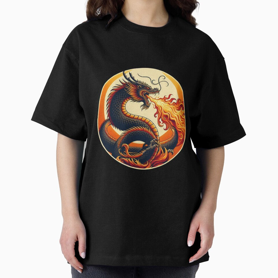Fire light dragon breathing fire vintage by Expressions-Sel