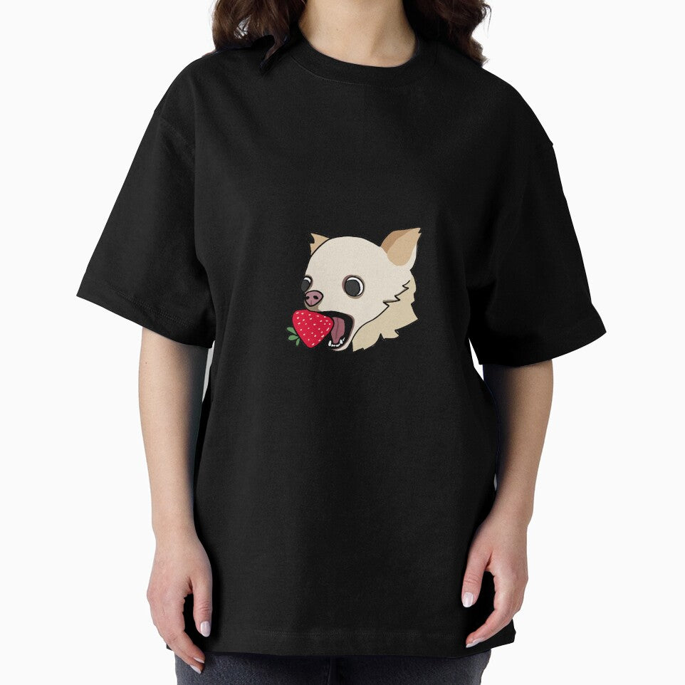 Chihuahua Biting a Strawberry Meme by poodlepin