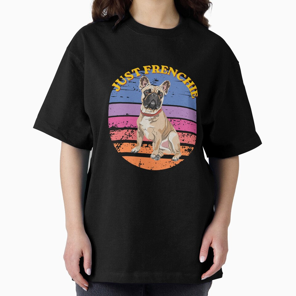 Vintage Retro French Bulldog - Just Frenchie by Gapanaart