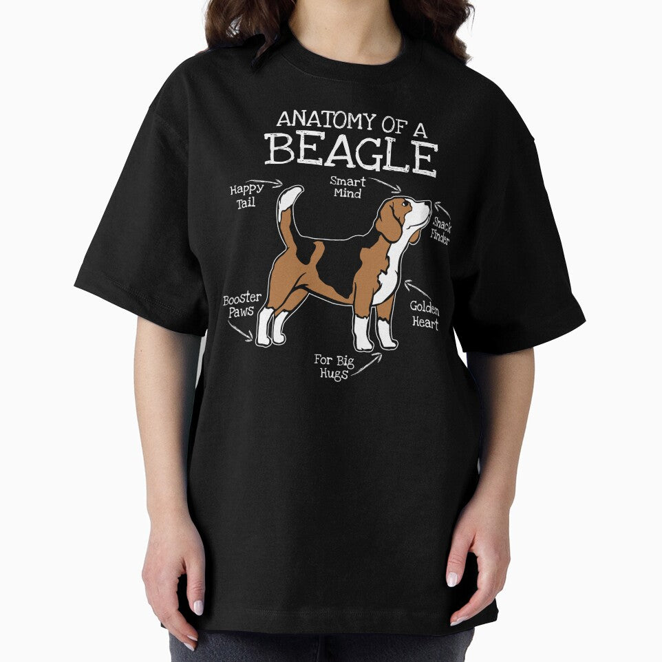 Funny Beagle mom, Owner dog quote | Anatomy of a Beagle by GPODdesign