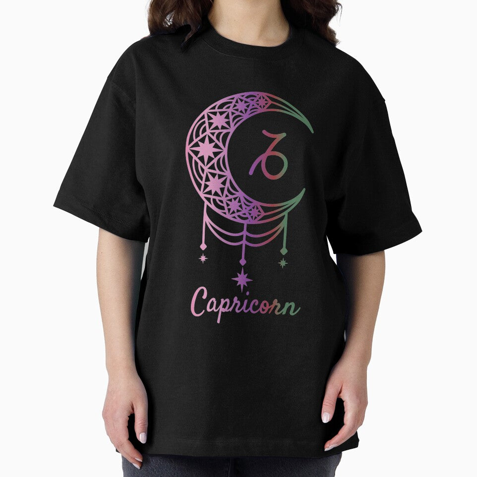 Capricorn zodiac crescent moon by CMButike
