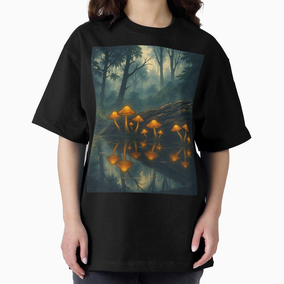 Misty Mushroom Reflections by The Rogue Mark