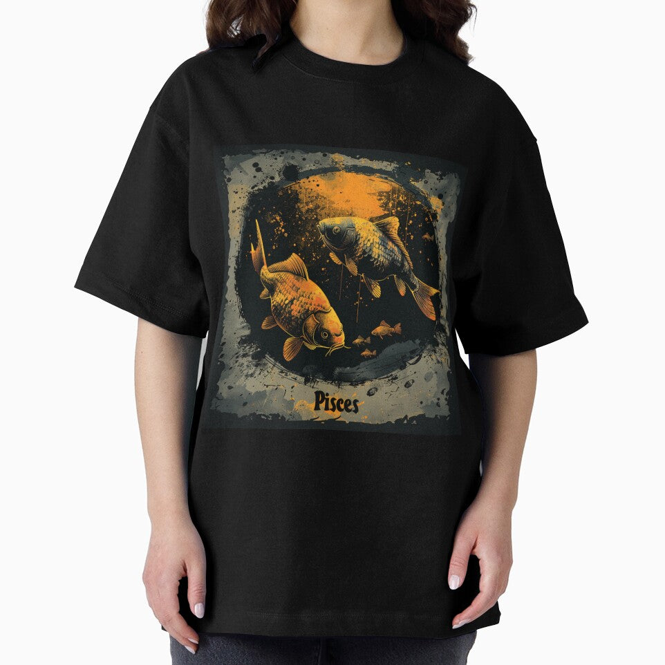 Grunge Style Pisces Zodiac Sign by AiHead