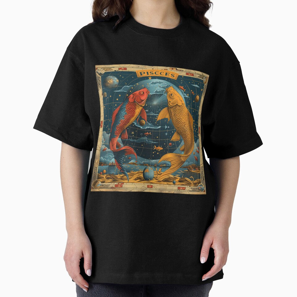 Vintage SciFi Style Pisces Zodiac Sign by AiHead