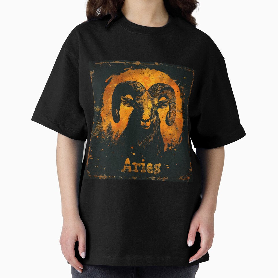 Grunge Style Aries Zodiac Sign by AiHead
