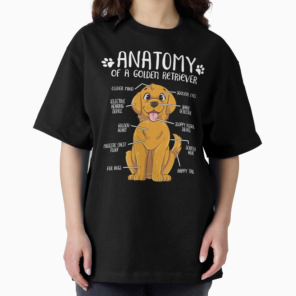 Funny Golden Retriever Anatomy Dog Owner Dog Lover by lanynx design