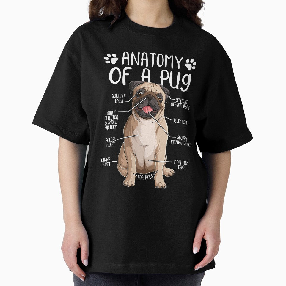 Funny Pug Dog Anatomy Dog Owner Dog Lover by lanynx design